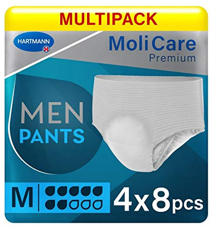 MOLICARE Premium MEN Pants 7 Tropfen M 4X8 St