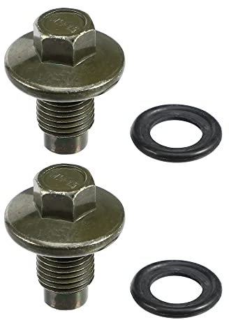 A ABSOPRO 2 Juegos M14x1.5 Tornillo Tapón para Drenaje de Aceite para Motor con Arandela 1013938 para Vado