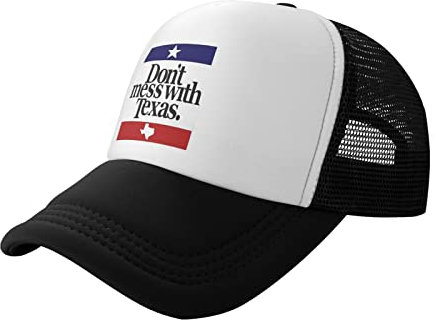 874 Baseballkappe Leg Dich Nicht Mit Texas An Basecap Baseball Unisex Baseball Cap Retro Trucker Cap Für Running Outdoor Sport