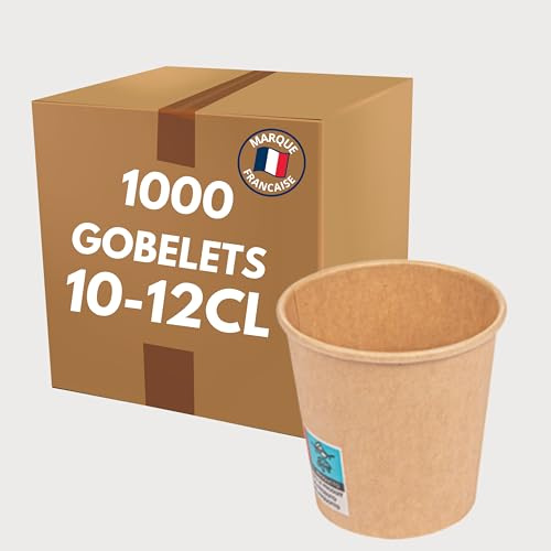 COVR Bicchieri in Carta Kraft (10-12cl - 4oz / 1000 unità)