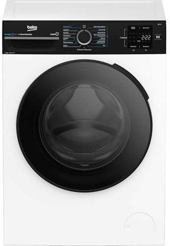Beko BM3WFU3941R Waschvollautomat, Waschmaschine, 9 kg, EnergySpin, Schleuderwahl 1400 U/min, SteamCure Dampffunktion, allergikergeeignet, AquaWave Schontrommel, Weiß