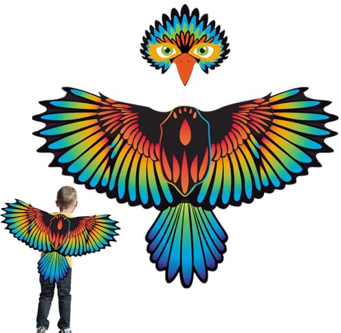 Flicka fågeldräkt - örnklänning outfit, kardinalfåglar för flickor outfit | Färgglada rollspel, halloweenfestival maskeradkläder för barn, djurfest och prestanda händelse