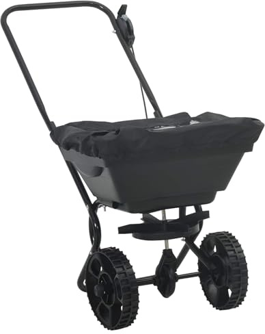 Solivagant Épandeur Noir 47 x 82 x 75 cm PVC et Acier,(4.85 KG)