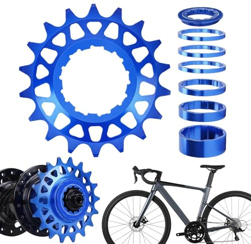 Generisk kuggkrans – 16Z/18Z ersättningsfritt hjul, cykeldrev – för mountainbike, vägcykel, stad och gata, utomhusanvändning, vuxna förare, nybörjare, ungdomar och barn