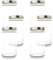 Flaschenbauer - 6er Set Vorratsgläser 720ml | 82mm Deep-Schraubdeckel | Einmachgläser mit Silbernen Deckeln | Perfekte Vorratsdosen aus Glas zum Einkochen & Aufbewahren von Obst, Gemüse und Gewürzen