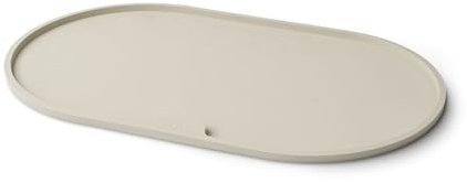 DOG Copenhagen Tapis de gamelle pour Chien - Tapis d'alimentation en Silicone - Tapis de Bol Imperméable et antidérapant, Coffee Cream, S
