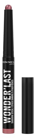Rimmel London, Wonder'Last, 007 Pink Fizz, Ombretto in stick, Colore vibrante e d’impatto, Facile da applicare, Texture confortevole, Formula ultra-cremosa, Formula Vegana, 1,64 g