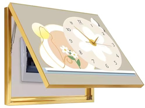 Meter Box Decorative Hide Paintings Electrical Meter Cover Distribution Box Hanging Painting Electrical Panel Hide Paintings,for Living Room Office Restaurant Home Decoration (55x45cm/21.7x17.7inch,C)