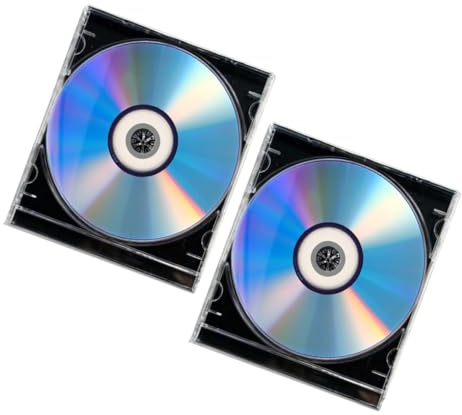 SEWACC Discos CD-r Grabables para Grabación y Datos con Estuche, Capacidad Amplia, Compatibilidad y Retención para Uso Personal y Profesional