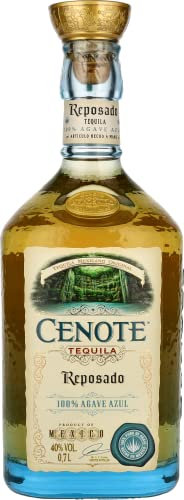 Cenote Reposado Tequila 70cl, 40% ABV | 100% Blue Weber Agave, Natural Volcanic Water, Premium Aged Tequila