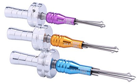 TPM Go - Set di 3 strumenti per grimaldello, 6,5 mm, 7,0 mm