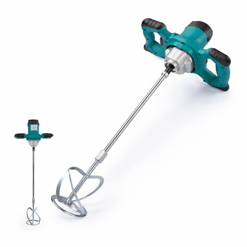 AMC Miscelatore per Malta e Cemento con 6 Velocità, Trapano Agitatore Mescolatore Professionale con Attacco M14 per Malta, Colla, Pittura