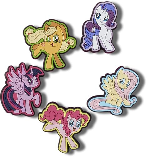 Crocs Unisex My Little Pony 5 Pack Schuhanhänger, Multicolor