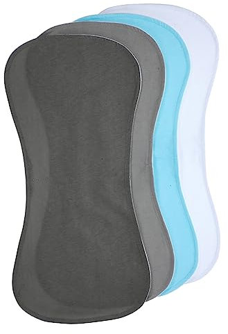 ibasenice 4 Stück -speicheltuch Spucktücher Bequeme Babywaschlappen Schluckauf Handtuch Kleinkind Waschlappen Handtücher Speicheltücher Baumwolle Kleine Wasser Aufnehmen Schal