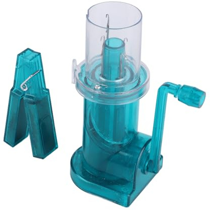 aqxreight Macchina per Maglieria Manuale DIY, Hand Operated Knitting Machine Portatile con Gancio Crochet, Strumento per Lavorare Maglioni Braccialetti Guanti e Cucito Creativo