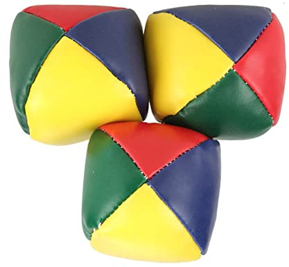 KIMISS Juego de Pelotas de Malabares para Principiantes, 3 uds., Pelotas de Juguete para Niños, Accesorios Divertidos para Aprender Habilidades de Malabarismo