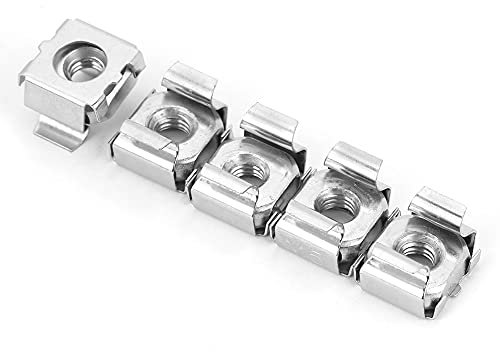 20Pcs écrou Prisonnier écrou Cage Réseau Rack Vis Et Cage écrous Assortiment Kit Vis De Montage Matériel(M5 * 20)