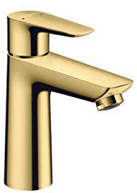 hansgrohe Talis E Mitigeur de lavabo 110, avec tirette et vidage, aspect doré poli, 71710990