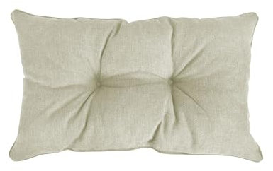 POKAR Cojines Lounge Exterior Cojin Respaldo Muebles Mimbre Jardín Cojin para Silla Fundas Cojines 50x40x10 cm, Beige