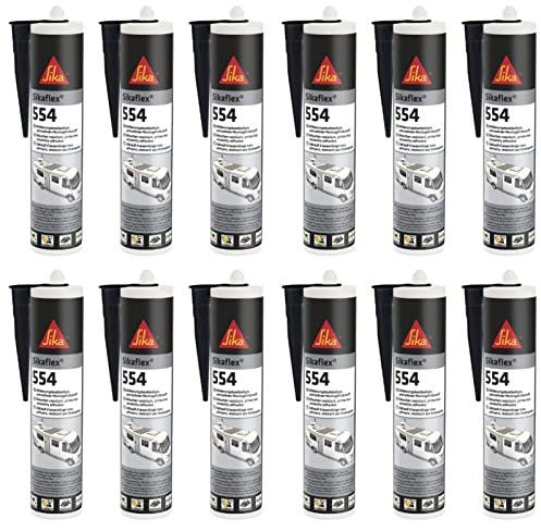 Sikaflex 554 Caravan schwarz 300ml STP-Klebstoff Industrie