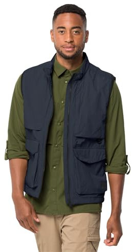 Jack Wolfskin Herren LIGHTSOME Wander Vest M Weste, Night Blue, L