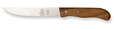 WEITZ Steakmesser 12,5 cm – Präzises Brotzeitmesser aus rostfreiem Edelstahl mit Olivenholzgriff, Premium Olive, Solingen, Made in Germany