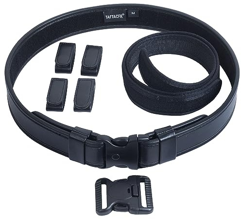 TAFTACFR Duty Belt for Law Enforcement Utility Security Military Police 2.0 Tactical Patrol Belt Set