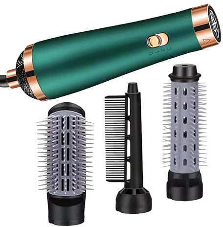 Peinado, Styler de rizado para el cabello,Ajuste de 3 velocidades Secador de cabello rizado | Profesional versátil de 900W Ligero rápido para salón Viajes a casa Beauty Blowout