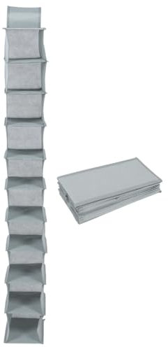 BUGUUYO Organizer Scarpe Pieghevole Portatile Per Armadio e Porta Salvaspazio Non Traspirante Per Bagno e Cucina Multiuso Facile Da Appendere