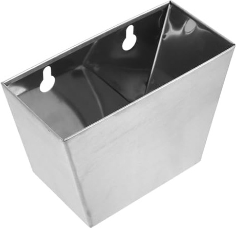 MOLUCKFU Recogedor de Tapones de Botella de Acero Inoxidable Resistente la Intemperie Montado Pared con Drenaje para Cerveza Abridor y Colector para Exteriores y Bares
