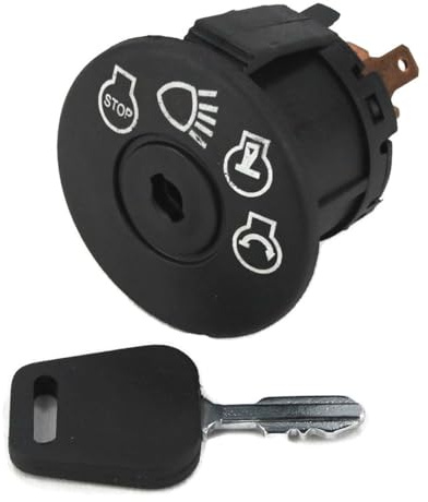 Ignition Key Switch w/Key for John Deere L100 L105 L107 L110 Lawn Mower Tractor