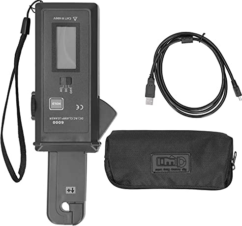 Tester di corrente, ETCR6000 Tester di corrente di dispersione di perdite a pinza AC/DC 0mA‑60.0A 99 unità Pinza amperometrica digitale