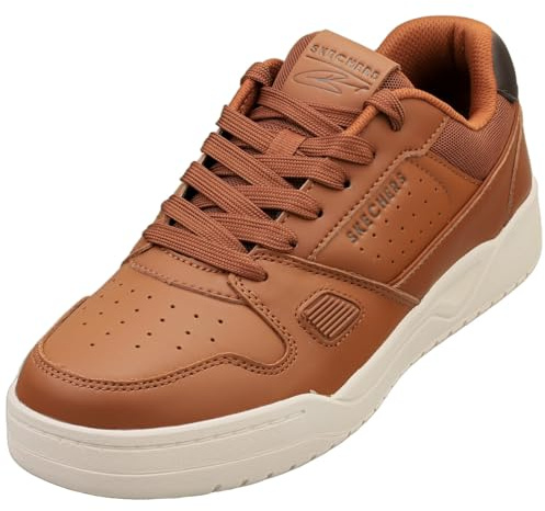 Skechers Koopa Lace Low X Harry Kane - Tenis para Hombre, marrón, 45 EU