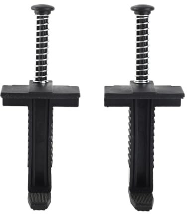 Blocchi di per Muratura, Blocchi di per Strumenti di Muratura in Muratura, 2 Pezzi di Strumenti per la Posa di Mattoni per Attrezzature per la Costruzione di Edifici (BLACK)