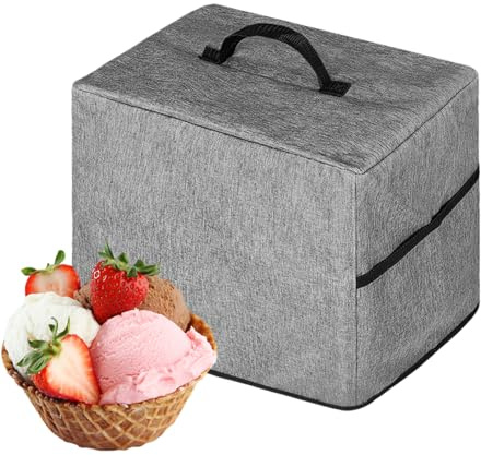 Cubierta de polvo del fabricante de cubitos de hielo - Escudo de protección impermeable para helados y máquina fabricante de hielo | Cubierta del dispositivo con bolsillo de almacenamiento para com