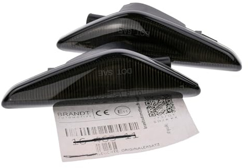 BRANDT sidoblinkers-set LED Oem Style blinkers svart passar Bmw X5 E70 06-14 X3 F25 11-14 X6 E71 08-14 F72 Hybrid 09-12 blinkande lampor