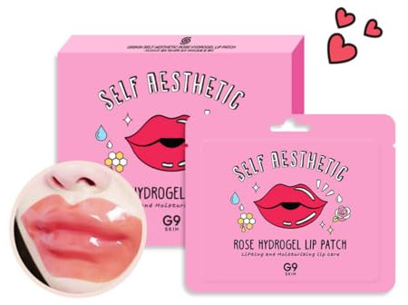 [G9Skin] Patch per labbra autoestetica rosa idrogel | 1 pezzo