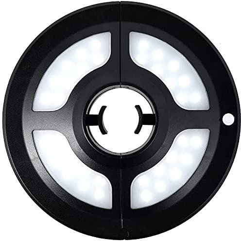 Lámpara para Sombrilla de Patio Luces Sombrilla Parasol de luz LED Luces de paraguas LED inalámbricas 2 modos de brillo para poste de paraguas de 28-48 Mm Uso de iluminación para tiendas de campañ
