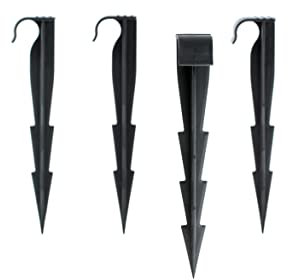 Agritrade AK Water Pegs - For Porous Pipe Soaker Hose Leaky Pipe Garden Irrigation System 100x Ground Pegs for Porous Pipe 16mm