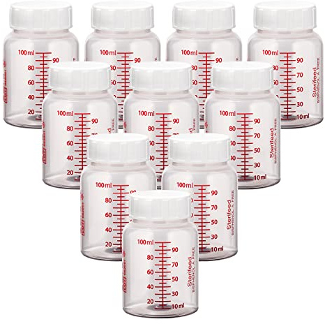 Sterifeed Biberón, reutilizable, estéril, 100 ml, paquete de 10