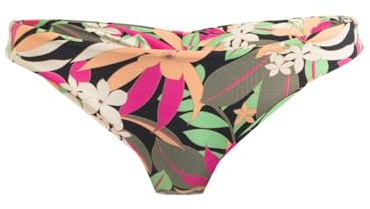 Roxy Printed Beach Classics - Freche Bikinihose für Frauen Schwarz