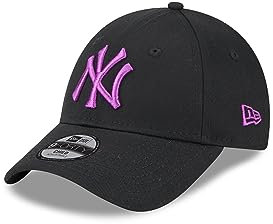 New Era New York Yankees MLB League Essential Black Purple 9Forty Adjustable Kids Cap - Child