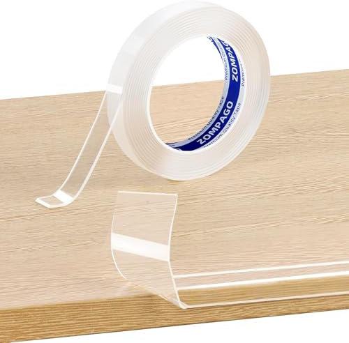 ZOMPAGO Striscia protettiva trasparente per bordi morbidi, forte adesivo per mobili, 3 m x 2 cm, protezione trasparente per angoli e bordi per la prova dei bambini, paraurti di sicurezza per armadi