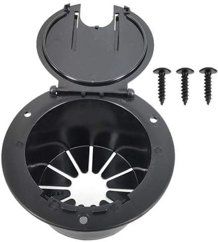 Cubierta de Enchufe de Autocaravana, Cubierta de Enchufe de Autocaravana, Cubierta de Cable eléctrico para Autocaravana, Organizador de Cable de Paso de Cable de Autocaravana, Accesorio