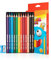 deli Jumbo Grip Kinder Buntstifte Set, 12 Farben, Farbstifte 12er Kartonetui mit Bleistiftspitzer