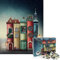 JMbeauuuty Jigsaw Puzzles for Adult 1000 Pieces Difficult Jigsaw Puzzles, Impossible Puzzle for Age 14 Years Up - 50 x 70 cm (Knowledge Book Tower Puzzle)