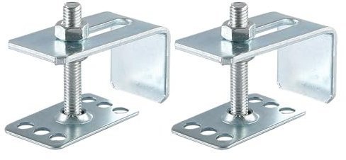 MagiDeal Clips de lavabo en céramique, 2 pièces, supports de fixation sous plan pour évier de salle de bains et de cuisine, UN