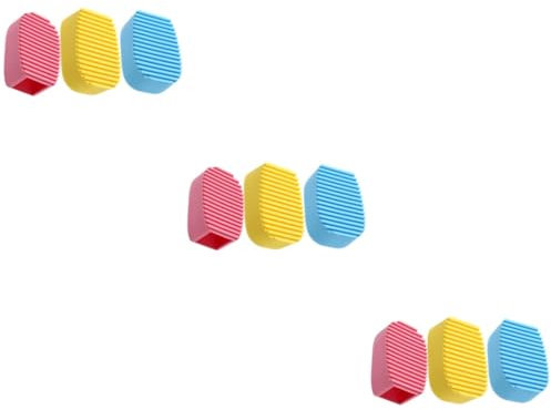 PartyKindom 9 Pièces Épurateur De Carrelage Outils De Nettoyeur De Laveuse Brosse à Linge Outil De Nettoyage Nettoyant Rose Planche à Laver en Tissu Couler Miniature Mini Brosse