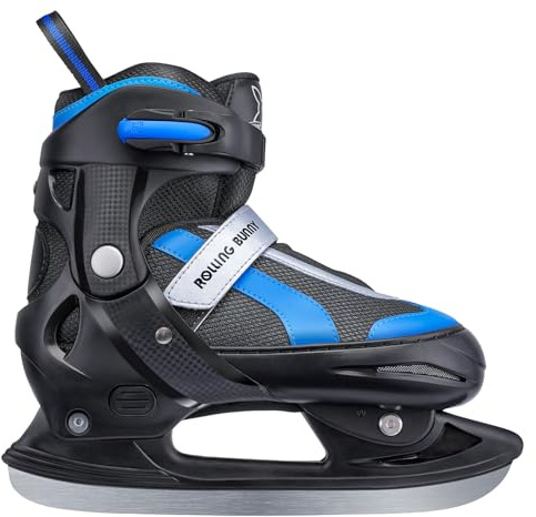 RollingBunny Adjustable Ice Skates for Kids: Ice Hockey Skates for Boy, Girl, Beginner, Youth, Junior, Suitable Outdoor and Skating