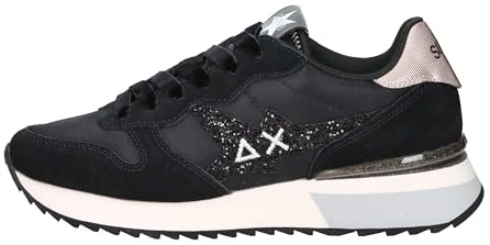 SUN68 Scarpe Sneaker Stargirl Glitter Logo Nero Taglia Scarpa: 39